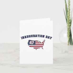 Donald Trump Inauguration Day 47th President Of Th Card