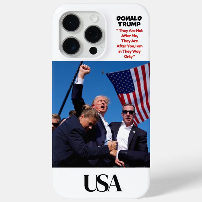 Donald Trump Iphone Case (Back)
