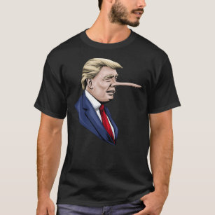 Donald Trump Is A Liar Pinocchio Nose  Classic T-S T-Shirt