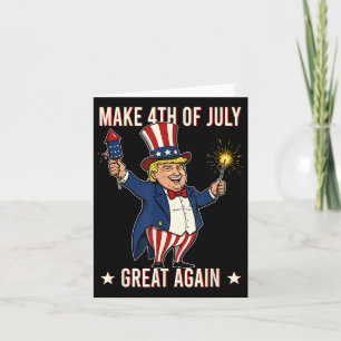 Donald Trump Is My President Card