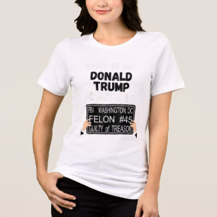 Donald Trump Jail Convict Outfit, Anti Trump For P Tri-Blend Shirt