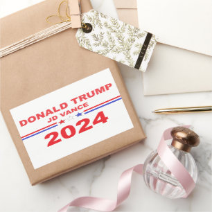 Donald Trump JD Vance 2024 Rectangular Sticker