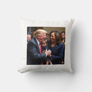 Donald Trump Kamala harris Cushion