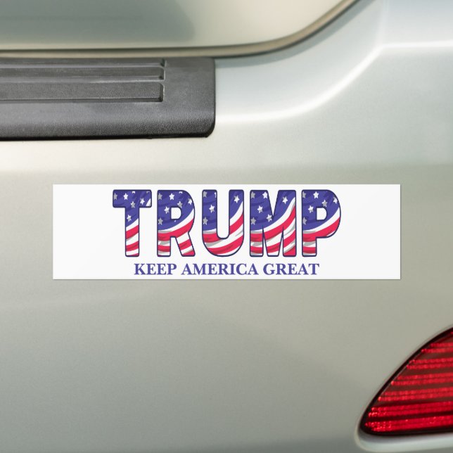 Donald Trump Keep America Great  Gift Watch Bumper Sticker (On Car)