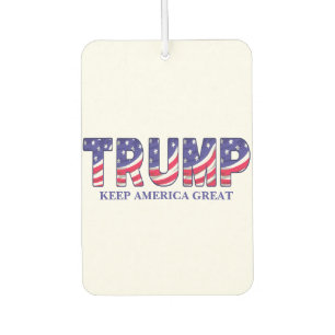 Donald Trump Keep America Great Gift Watch Car Air Freshener