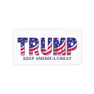 Donald Trump Keep America Great  Gift Watch Label