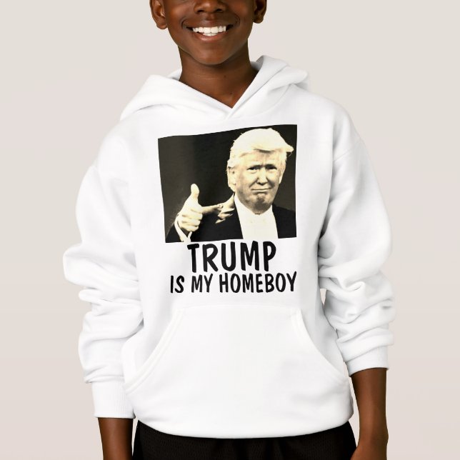 DONALD TRUMP Kids T-shirts, MY HOMEBOY (Front)