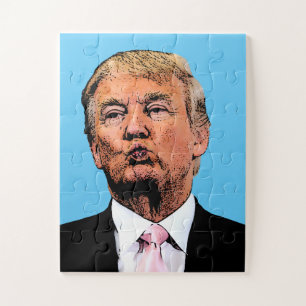 DONALD TRUMP KISS JIGSAW PUZZLE