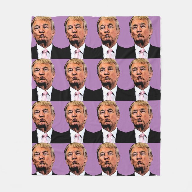 DONALD TRUMP LARGE MEDIUM SIZE BLANKET (Front)