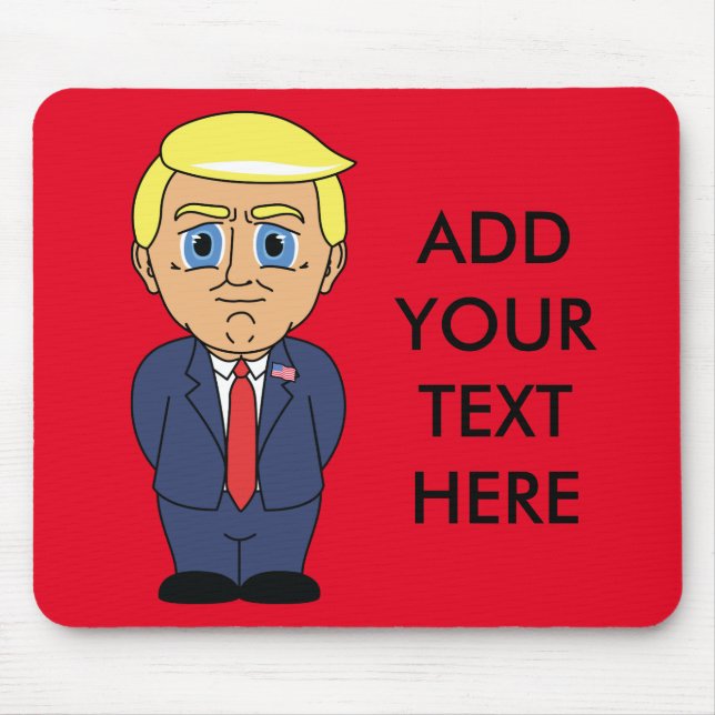 Donald Trump Looking Smug Mouse Pad (Front)