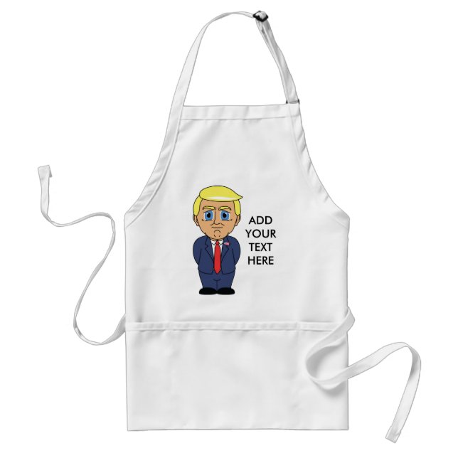 Donald Trump Looking Smug Standard Apron (Front)