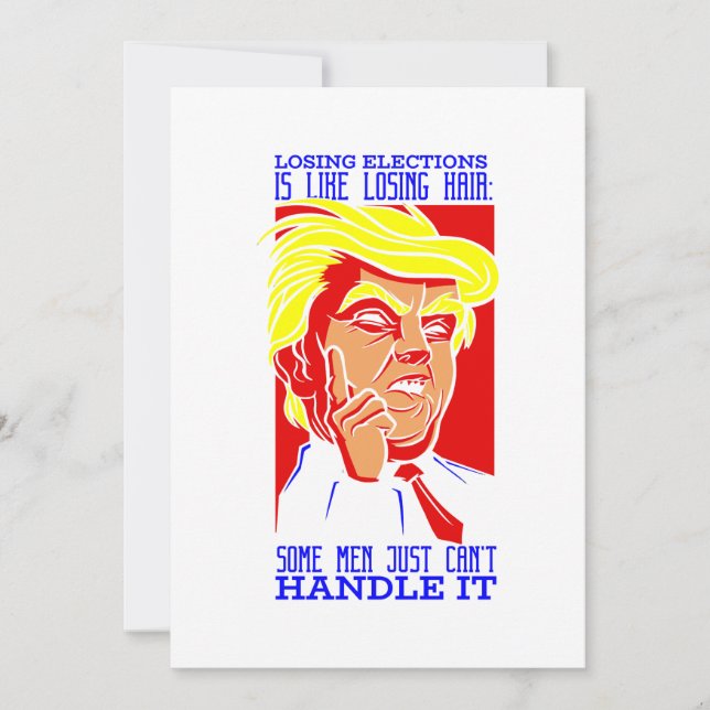 donald trump lost the election invitation (Front)