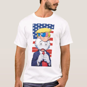 Donald Trump MAGA 2024 Modern Art Kaws Style T-Shirt