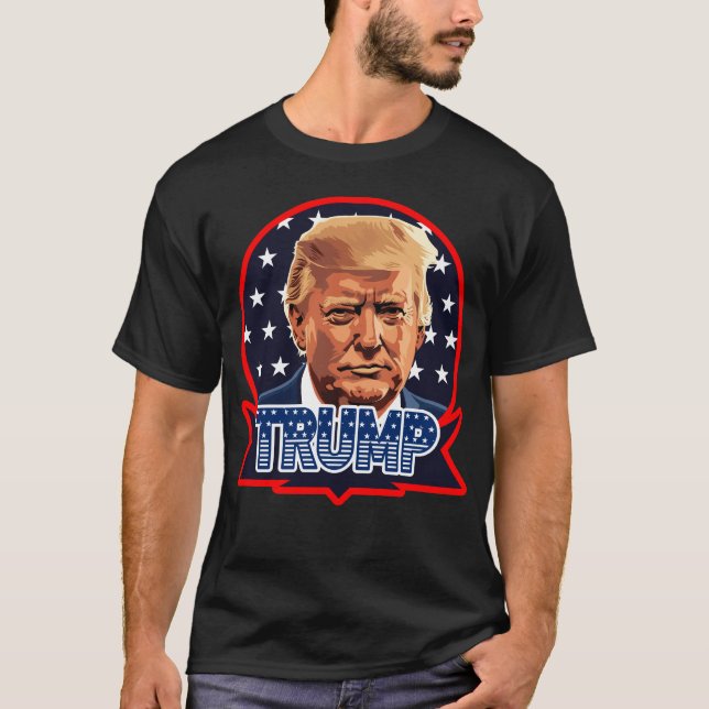 Donald Trump make America great again Vectorised T-Shirt (Front)