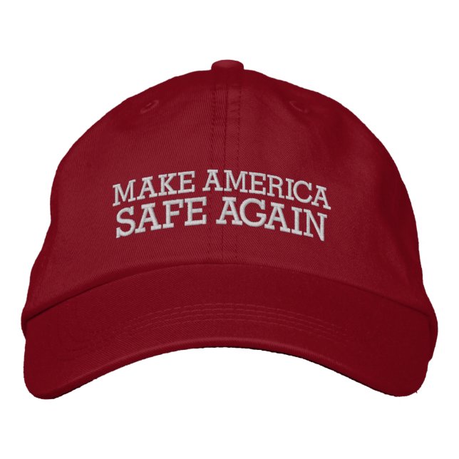 Donald Trump - Make America Safe Again Embroidered Hat (Front)
