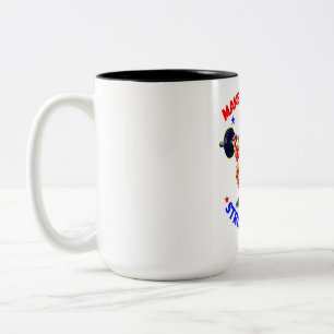 DONALD TRUMP- MAKE AMERICA STRONG AGAIN Two-Tone COFFEE MUG