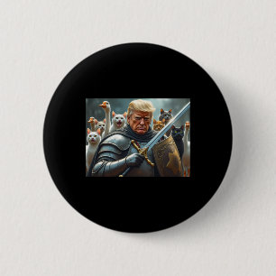 Donald Trump Make Cats Safe Again 2024 Debate 1 6 Cm Round Badge