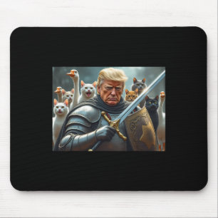 Donald Trump Make Cats Safe Again 2024 Debate 1  Mouse Pad