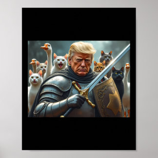 Donald Trump Make Cats Safe Again 2024 Debate 1 Poster