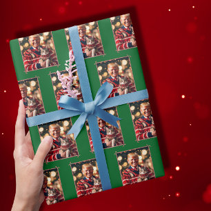 Donald Trump Make Cats Safe Again Green Wrapping Paper