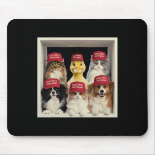 Donald Trump Make Pets Safe Again Red Hat 2024 Det Mouse Pad