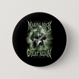 Donald Trump Making Rock Music Great Again Vintage 6 Cm Round Badge