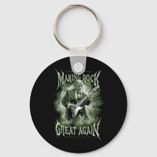 Donald Trump Making Rock Music Great Again Vintage Key Ring
