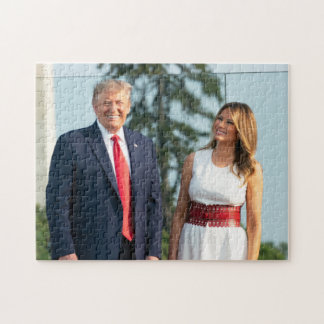 Donald Trump & Melania July 4, 2020 Jigsaw Puzzle