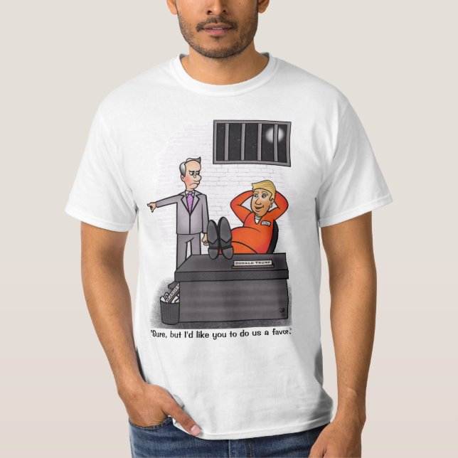 Donald Trump Men's White T-Shirt (Front)