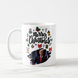 Donald Trump Merry Christmas Coffee Mug