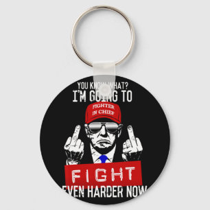 Donald Trump Middle Finger Flipping Off Pro Republ Key Ring