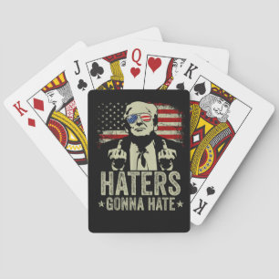 Donald Trump Middle Finger Playing Cards