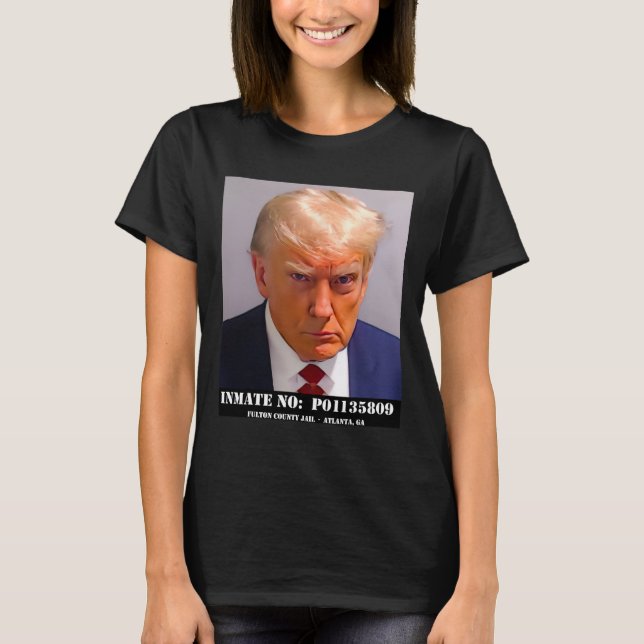 Donald Trump Mug Shot  T-Shirt (Front)