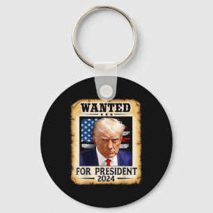 Donald Trump Mug Shot Wanted For U.s. President 20 Key Ring