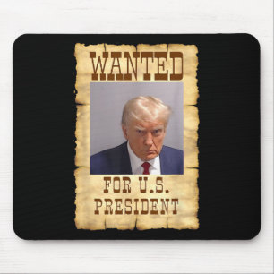 Donald Trump Mug Shot Wanted For U.s. President 20 Mouse Pad