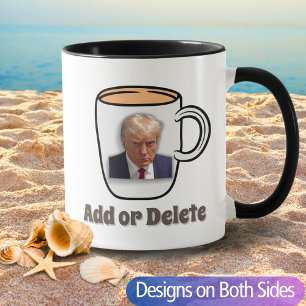 Donald Trump Mugshot Add Your Text Political Humou Mug