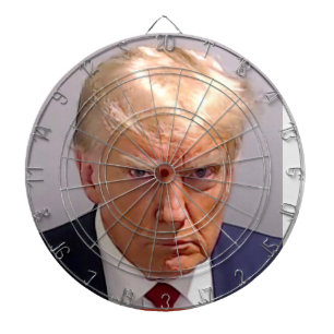 Donald Trump Mugshot Dartboard