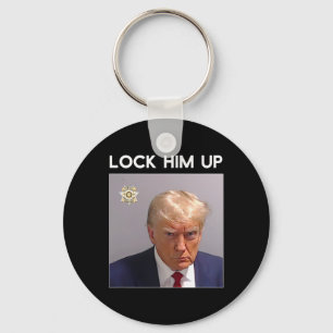 Donald Trump Mugshot Lock Him Up Trump Mug Shot Key Ring