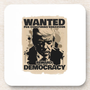 Donald Trump Mugshot Wanted Poster - Georgia Count Coaster