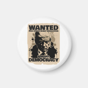 Donald Trump Mugshot Wanted Poster - Georgia Count Magnet