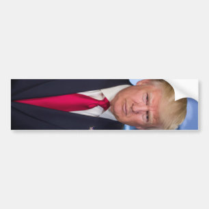 Donald Trump Official Presidential Portrait Bumper Sticker