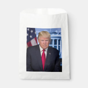 Donald Trump Official Presidential Portrait Favour Bag