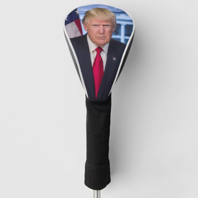 Donald Trump Official Presidential Portrait Golf Head Cover (Front)