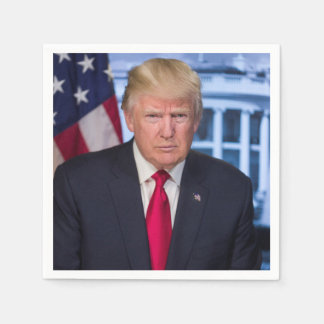 Donald Trump Official Presidential Portrait Napkin