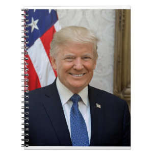 Donald Trump Official Presidential Portrait Notebook