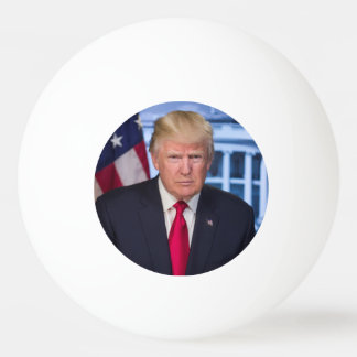 Donald Trump Official Presidential Portrait Ping Pong Ball