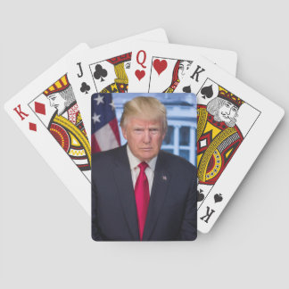 Donald Trump Official Presidential Portrait Playing Cards