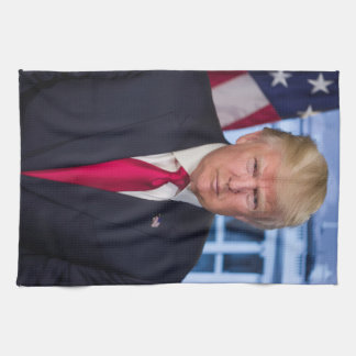 Donald Trump Official Presidential Portrait Tea Towel