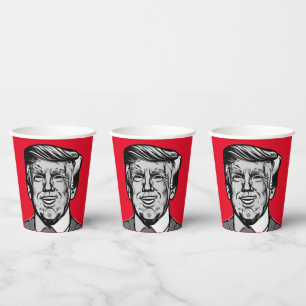 DONALD TRUMP  PAPER CUPS