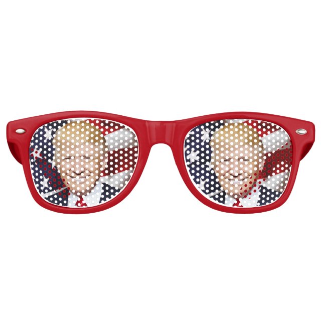  DONALD TRUMP PARTY FUN SUNGLASSES 2024 (Front)